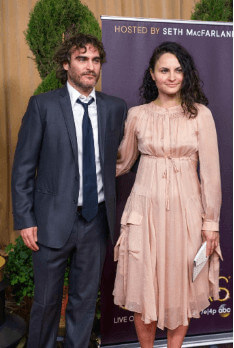With Her Brother Joaquin Phoenix 
